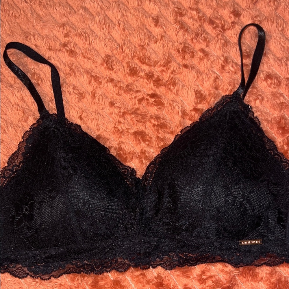 Danskin Black Lace Bra